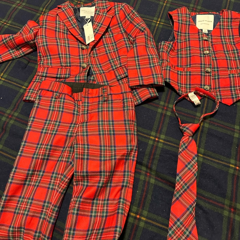 Janie and Jack 3t holiday set